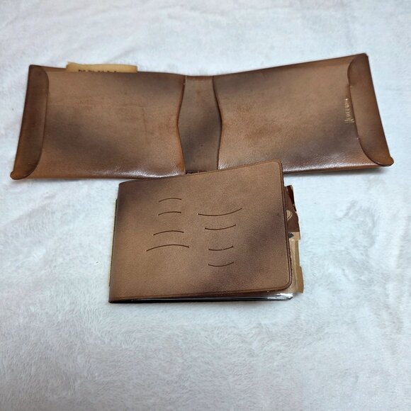 Vintage Hereford Complete Leather Wallet Gift Box Set with Original Inserts - Picture 5 of 13